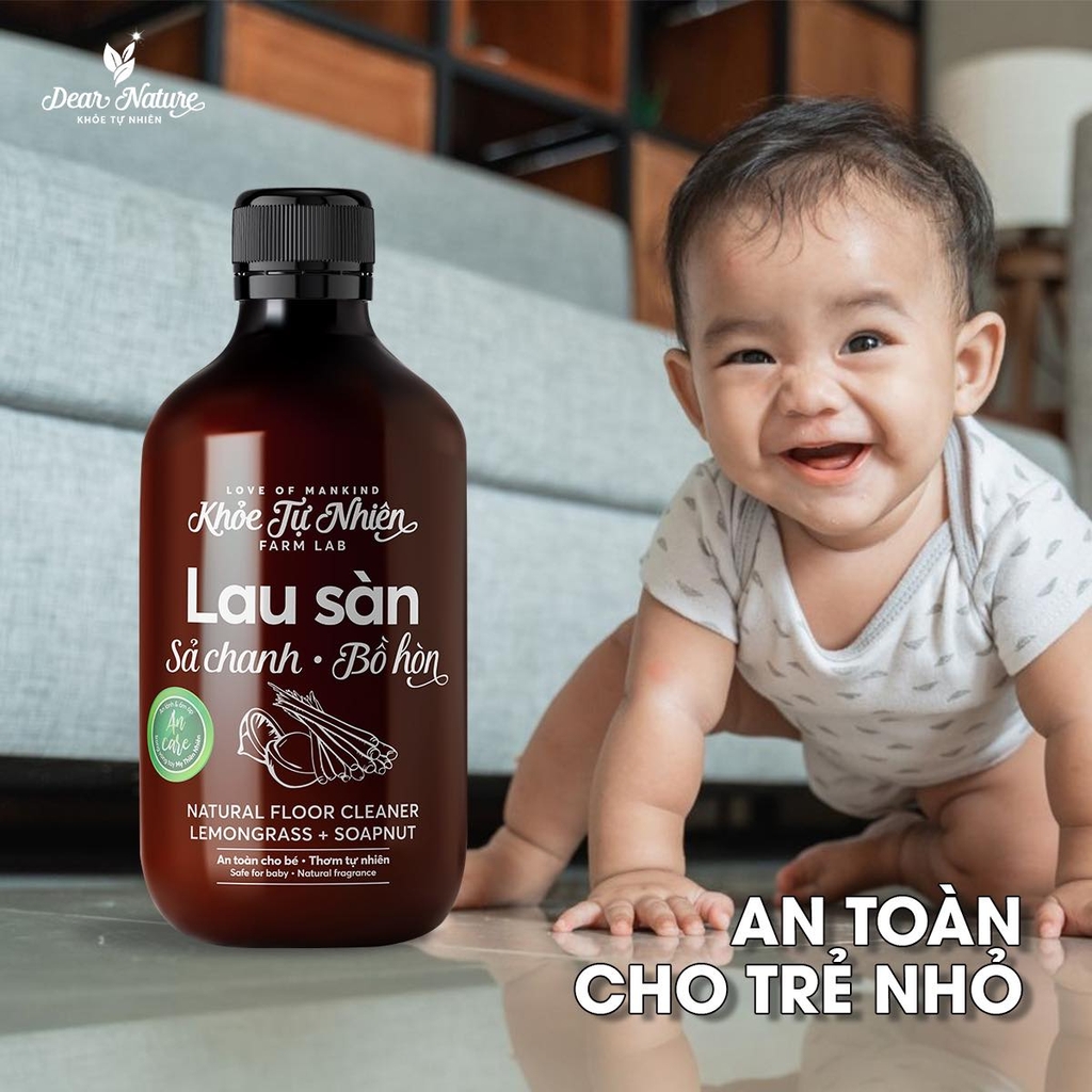 Nước lau sàn Ancare Sả chanh - Bồ hòn 500ml