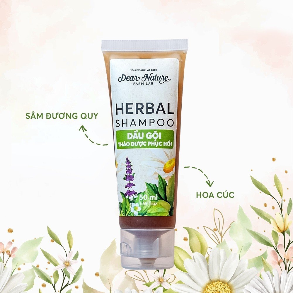 Dầu Gội Trị Gàu, Ngứa, Rụng Herbal 550ml