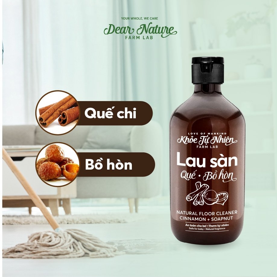 Nước lau sàn An Care Quế Bồ Hòn