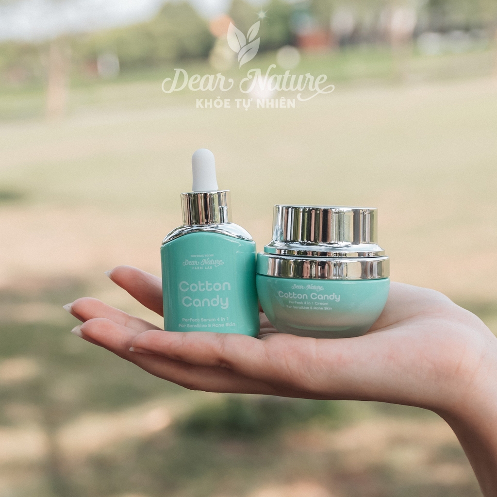 Bộ sản phẩm chăm sóc da Cotton Candy Phục hồi - Tái tạo