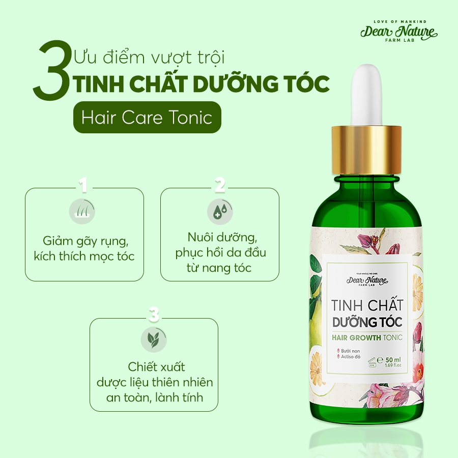 Tinh chất dưỡng tóc Khoẻ Tự Nhiên Hair Care Tonic 50ml