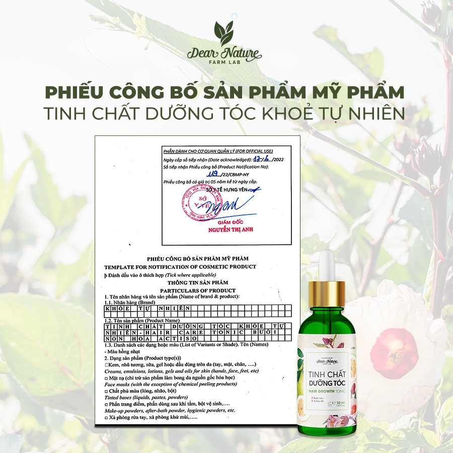 Tinh chất dưỡng tóc Khoẻ Tự Nhiên Hair Care Tonic