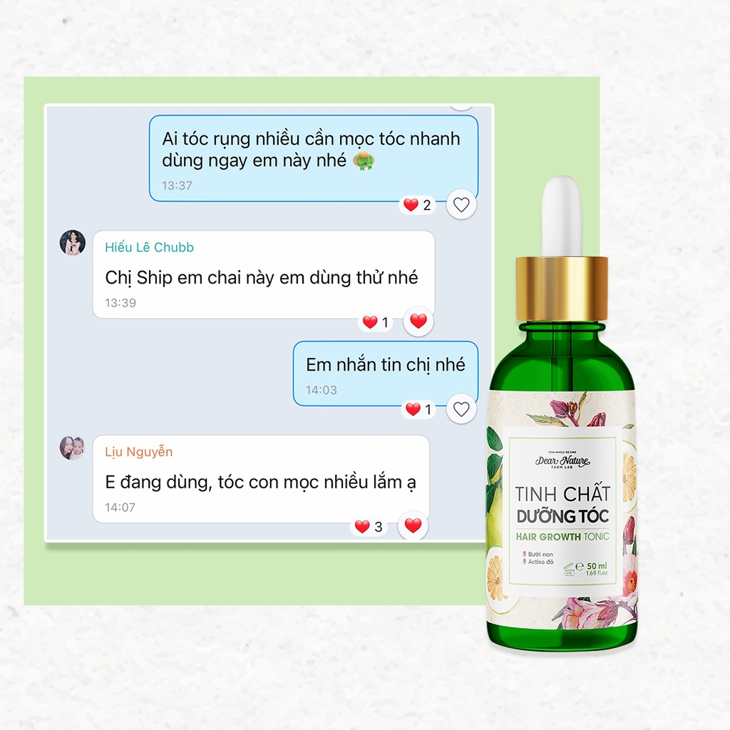Tinh chất dưỡng tóc Khoẻ Tự Nhiên Hair Care Tonic