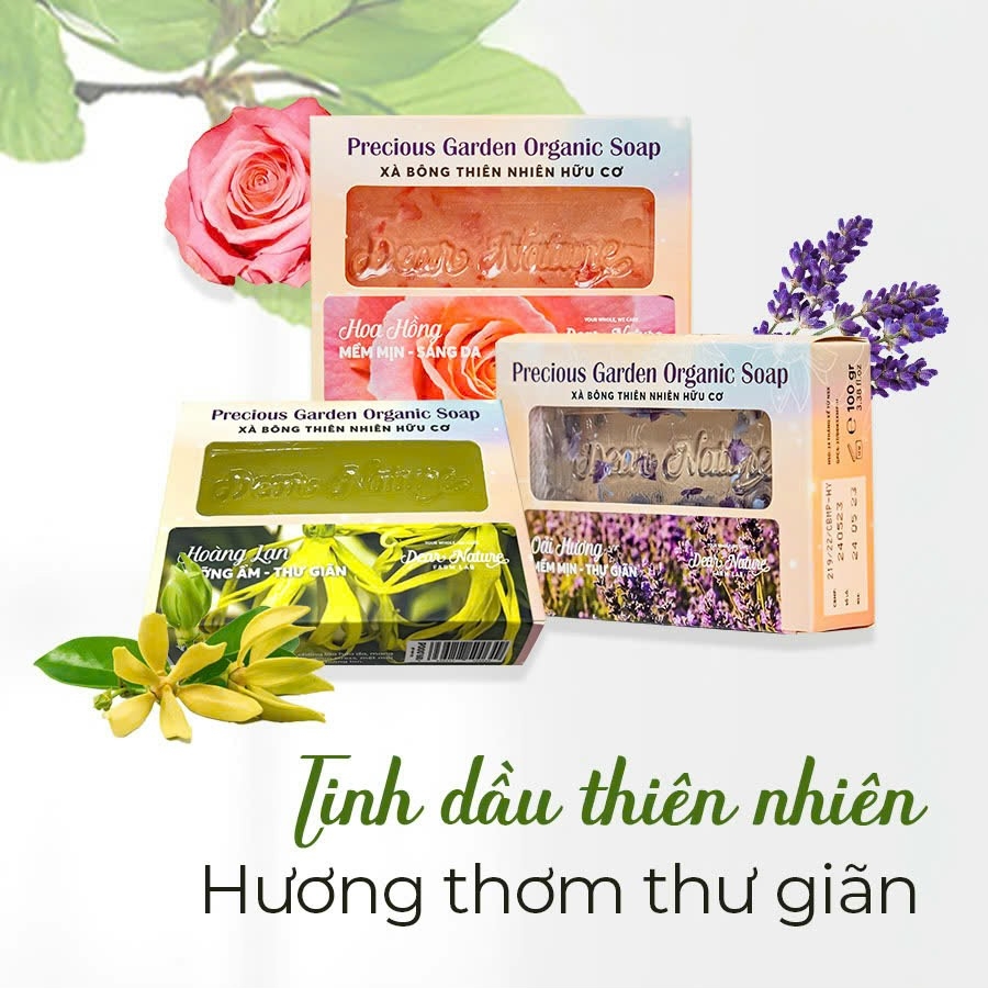 Xà Bông Thảo Dược Precious Garden Hoa Hoàng Lan 100gr