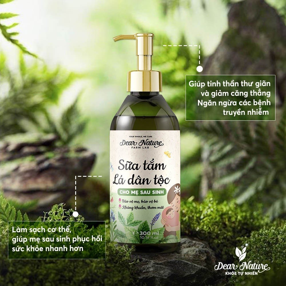 Gel tắm lá dân tộc Dear Nature 300ml