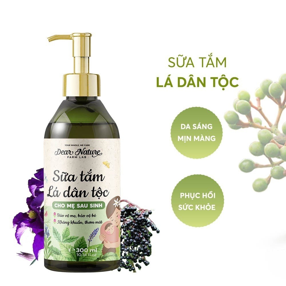 Gel tắm lá dân tộc Dear Nature 300ml