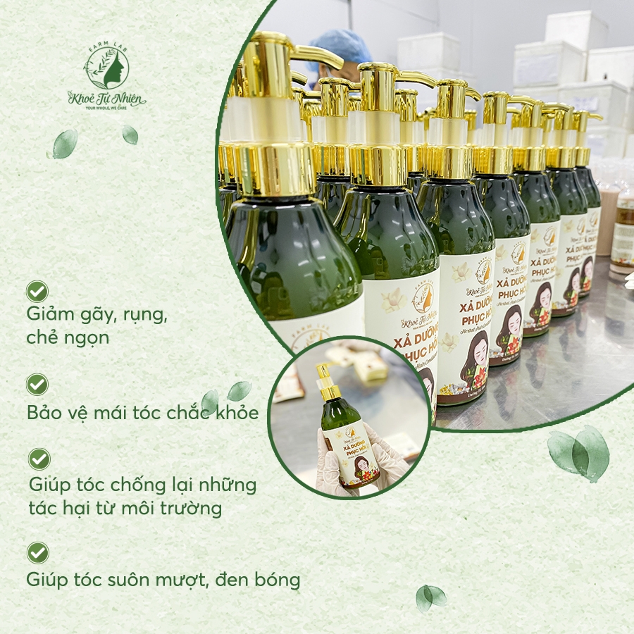 Dầu xả dưỡng tóc thảo dược Khỏe Tự Nhiên 300 ml