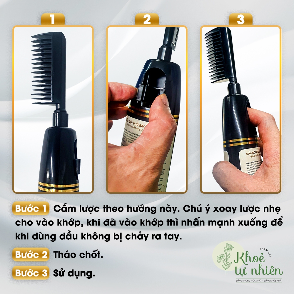 Dầu Gội Phủ Bạc Black Hair 200ml