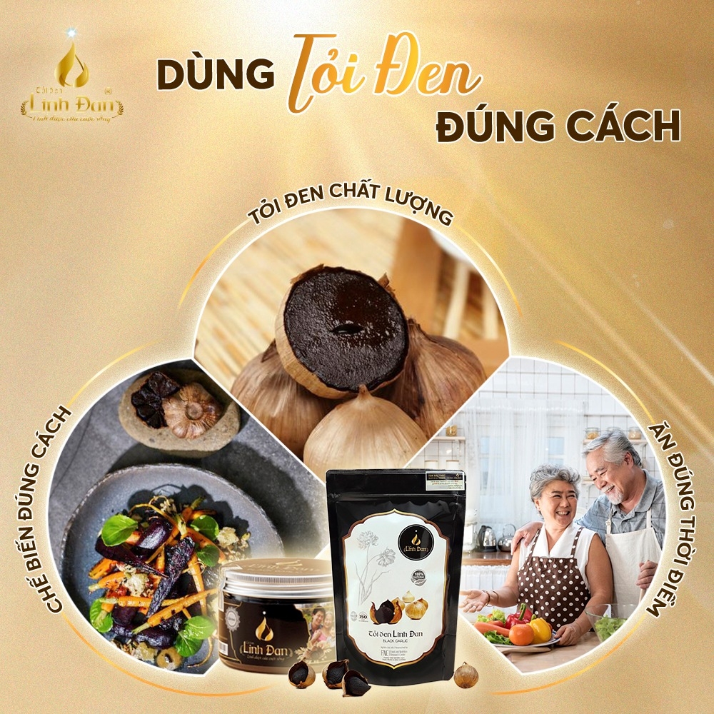 Tỏi đen Cô Đơn Linh Đan gói 250gr