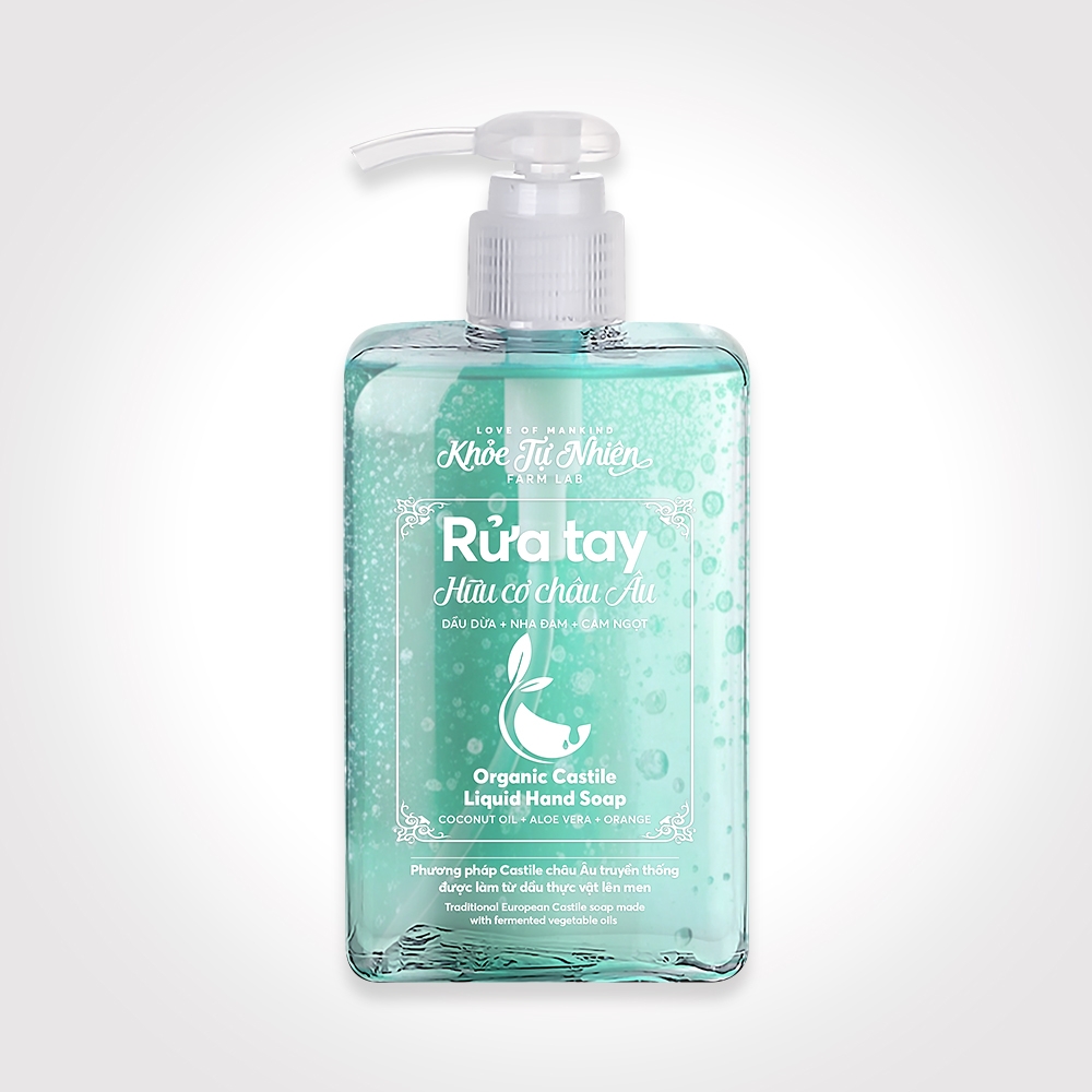 Rửa tay hữu cơ Châu Âu - 280ml