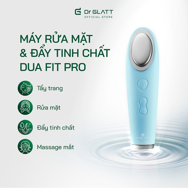 Máy rửa mặt và đẩy tinh chất Dua Fit Pro làm sạch sâu từ bên trong, đẩy dưỡng hiệu quả