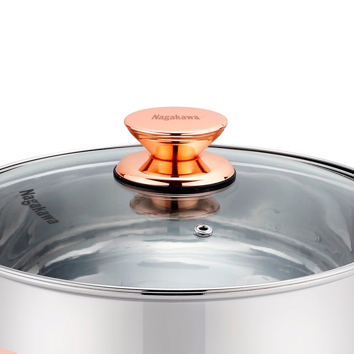 Bộ nồi inox 4 đáy Nagakawa NAG1306