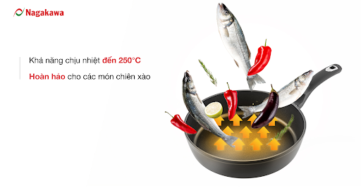 Chảo chống dính Nagakawa Fuyu NAG2605