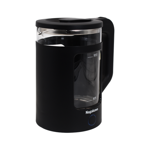 1.7L Nagakawa NAG0317 Glass Fast Boiling Kettle
