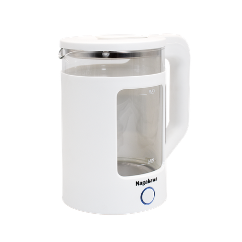 1.7L Nagakawa NAG0318 Glass Fast Boiling Kettle