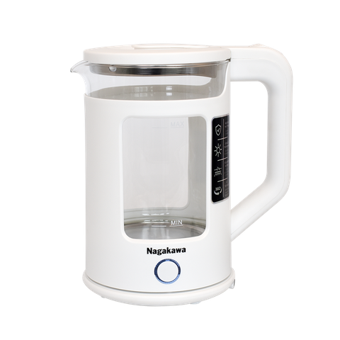 1.7L Nagakawa NAG0318 Glass Fast Boiling Kettle