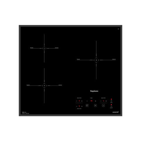 Triple electric stove Nagakawa NK3C01M