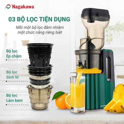 Nagakawa NAG0817 Slow Juicer