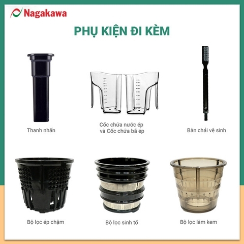 Nagakawa NAG0817 Slow Juicer
