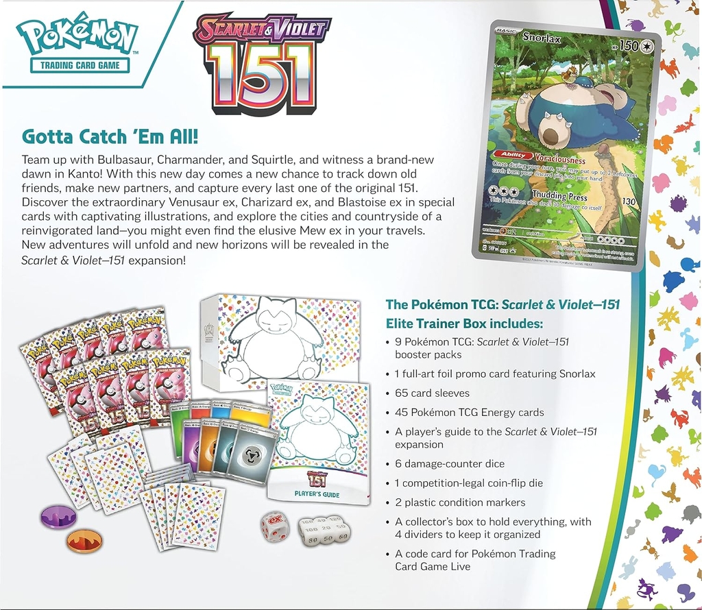 Pokemon TCG: Scarlet & Violet SV3.5 - 151 Elite Trainer Box