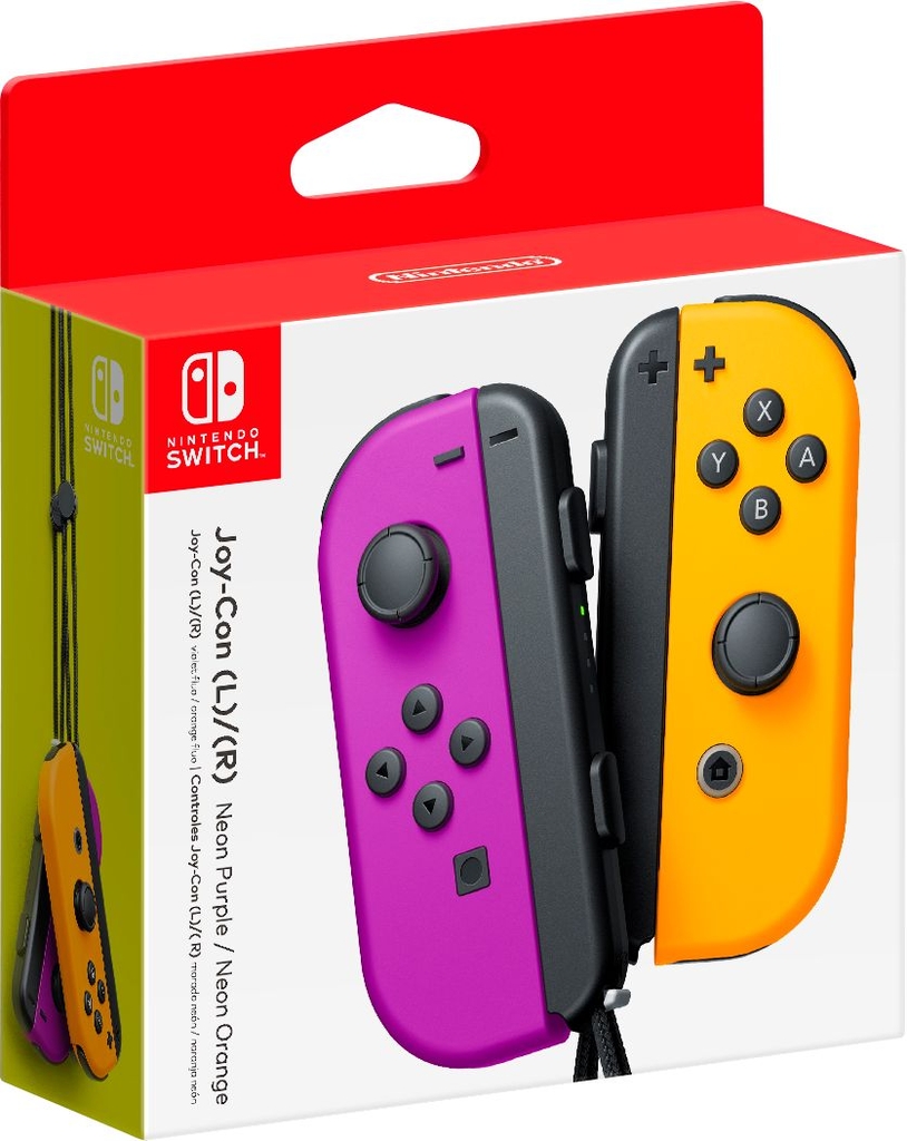 Joy-Con Controllers - Purple/Orange Set