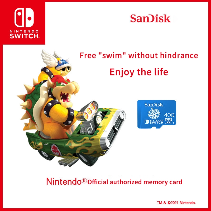 SD Card Nintendo Switch (400GB) - Bowser Kart