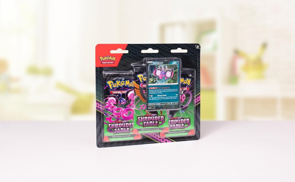 Pokemon TCG: Scarlet and Violet - Shrouded Fable Three-booster blister