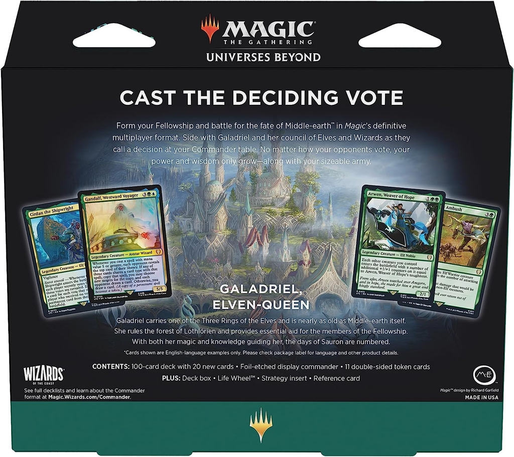 MTG: Elven Council Commander Decks (The Lord of the Rings- Tales of Middle-earth)