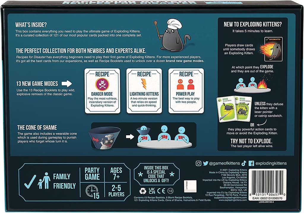 Exploding Kittens - Recipes for Disaster