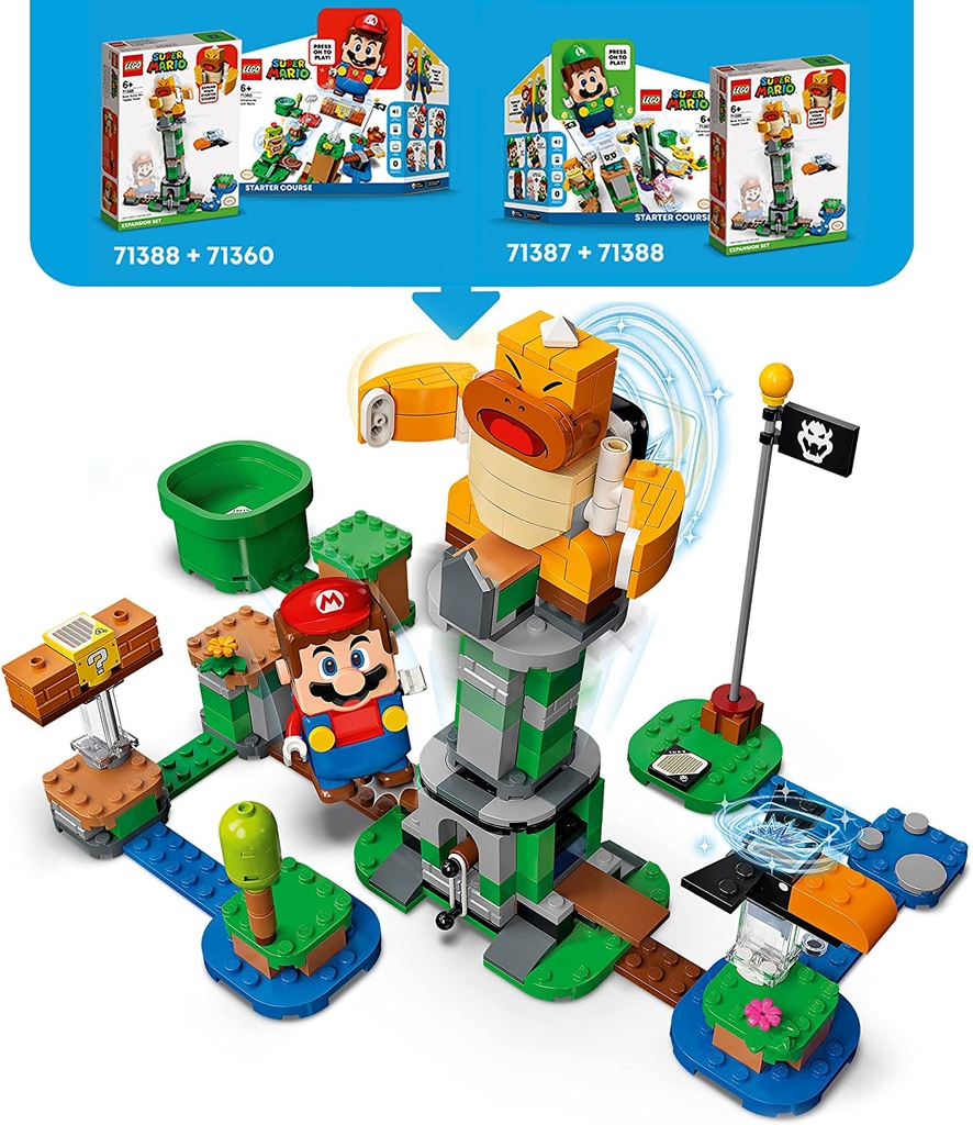 LEGO Super Mario: Boss Sumo Bro Topple Tower - Expansion Set