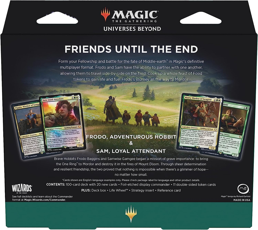 Bản sao của MTG: Food and Fellowship Commander Decks (The Lord of the Rings- Tales of Middle-earth)