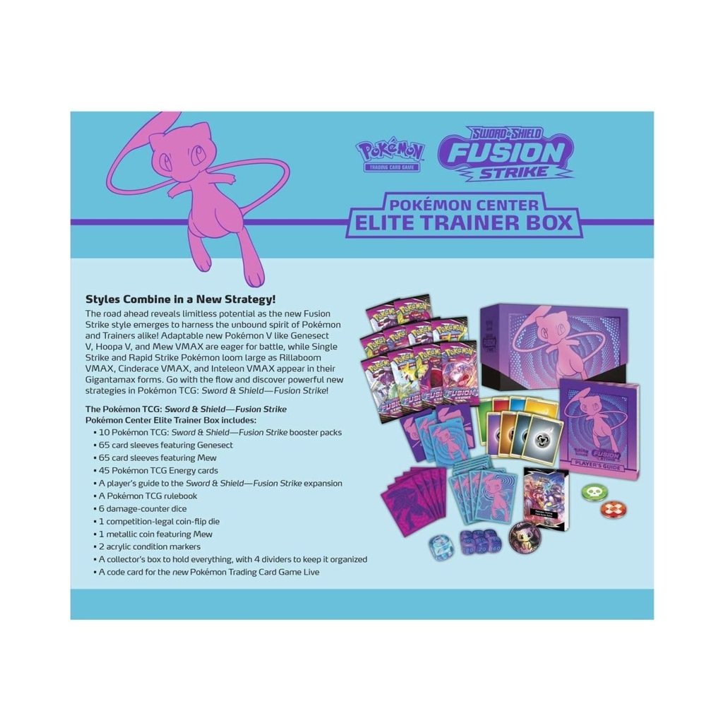 Pokemon TCG: Sword & Shield - Fusion Strike Elite Trainer Box (Pokemon Center version)