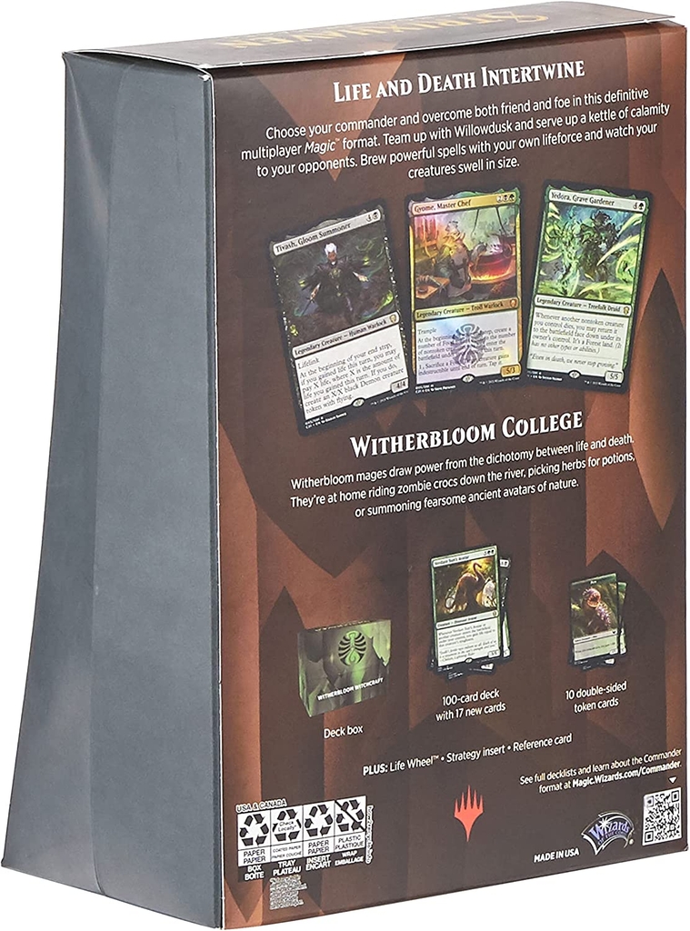 MTG: Commander Witherbloom Witchcraft