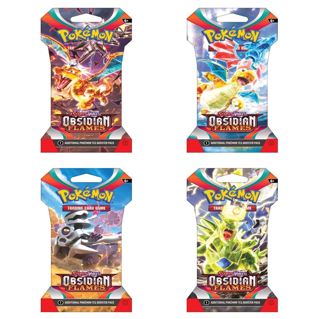 Pokemon TCG Scarlet & Violet: Obsidian Flames Sleeved Pack