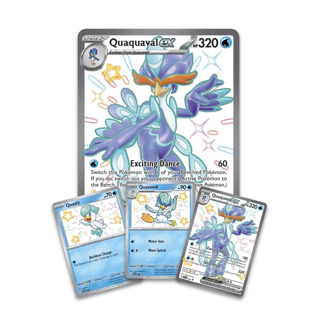 Pokemon TCG: Scarlet & Violet - Paldean Fates Quaquaval Ex Premium Collection