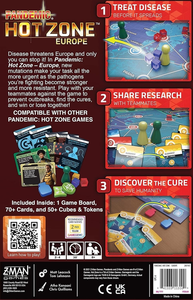 Pandemic Hot Zone: Europe