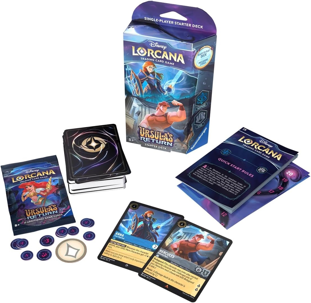 Disney Lorcana: Ursula's Return - Sapphire & Steel Deck