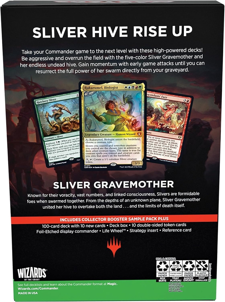Commander Masters: Sliver Swarm - Commander Deck