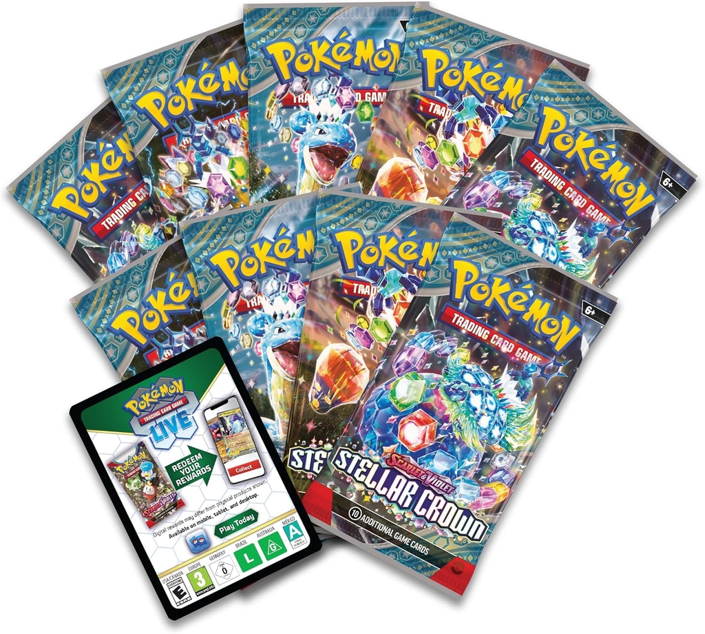 Pokemon TCG: Scarlet & Violet - Stellar Crown Elite Trainer Box