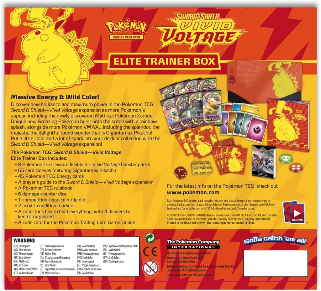 Pokemon TCG: Vivid Voltage Elite Trainer Box