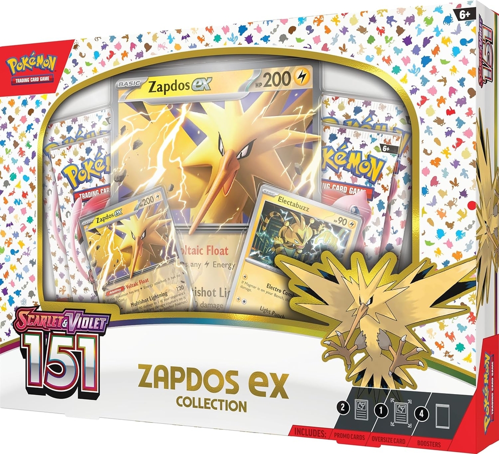 Pokemon TCG: Scarlet & Violet 3.5 - 151 Zapdos Ex Box