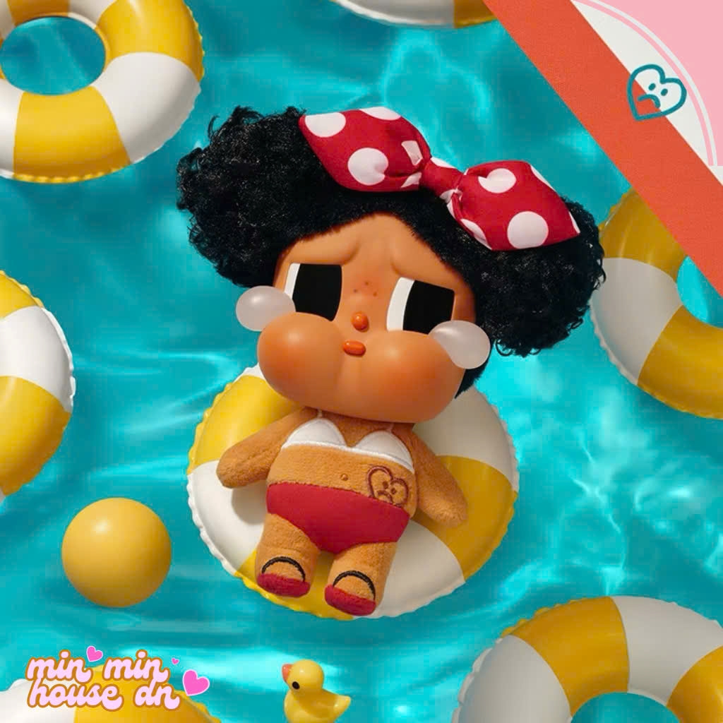 POP MART CRYBABY Vacation Mode On Series-Vinyl Plush Pendant Blind Box