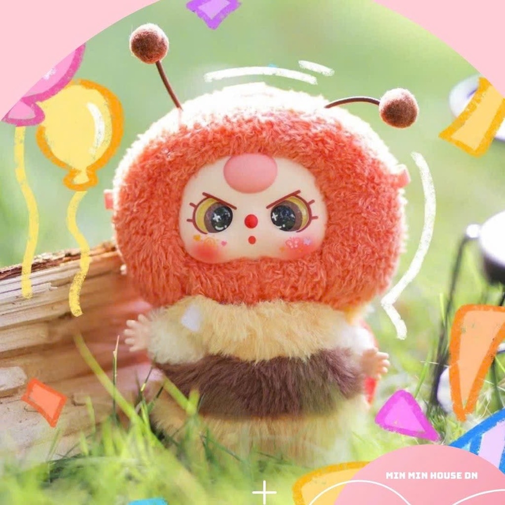 Blind box baby three BB3 Tiểu tinh linh côn trùng có móc khóa