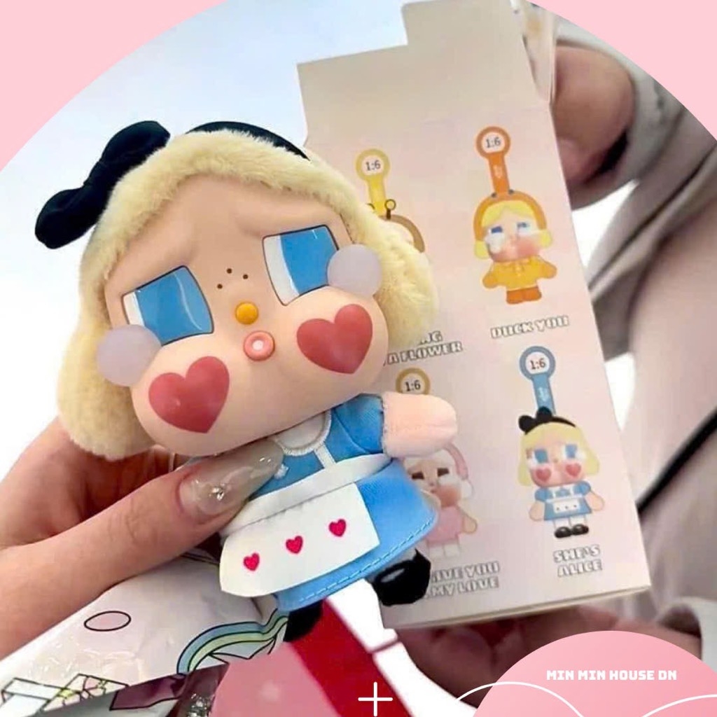 [Chính hãng] POP MART CRYBABY Crying Again Series-Vinyl Face Plush Blind Box Action Toys Figure Birthday Gift Kid Toy