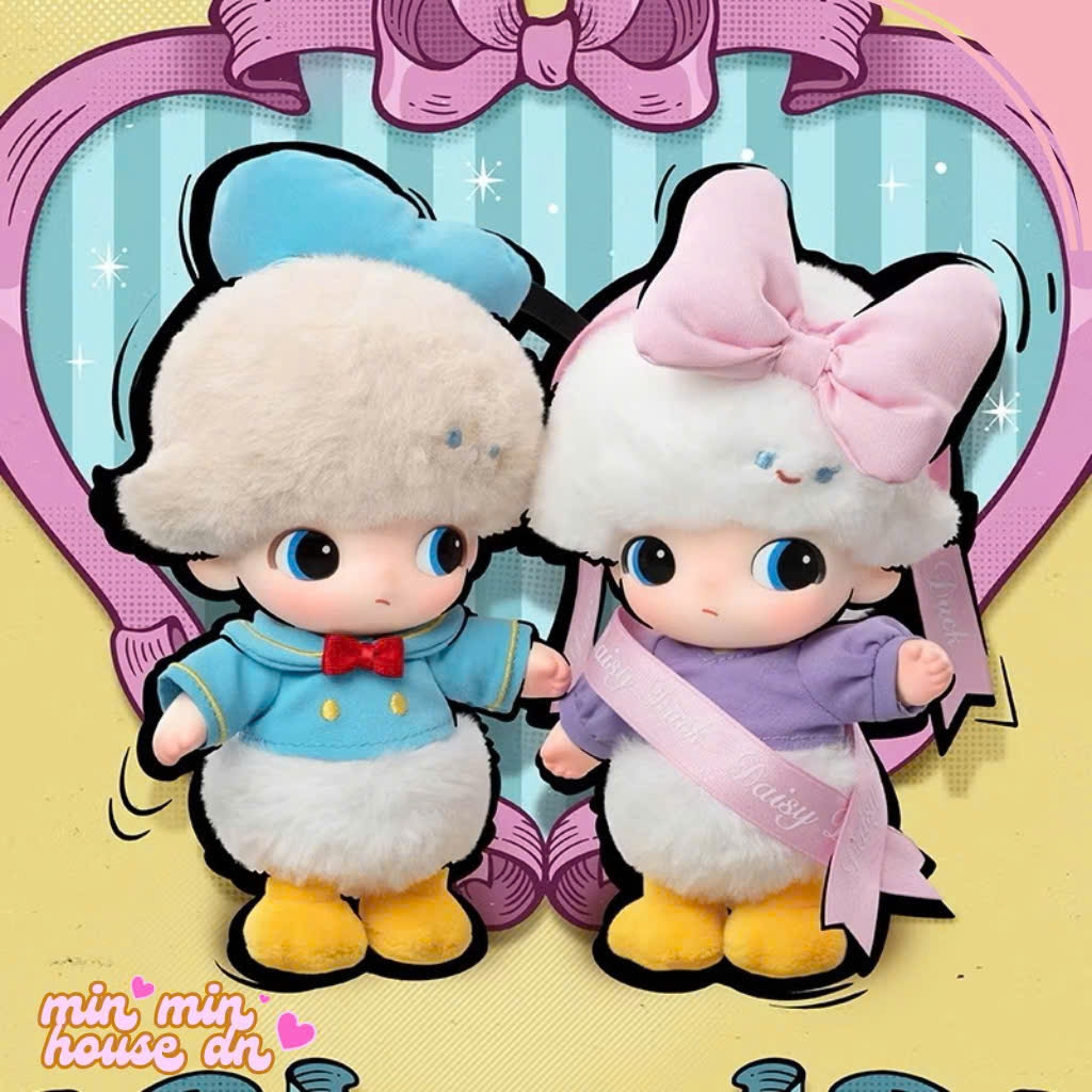 DIMOO WORLD X DISNEY Series-Vinyl Plush Keychain Blind Box POP MART