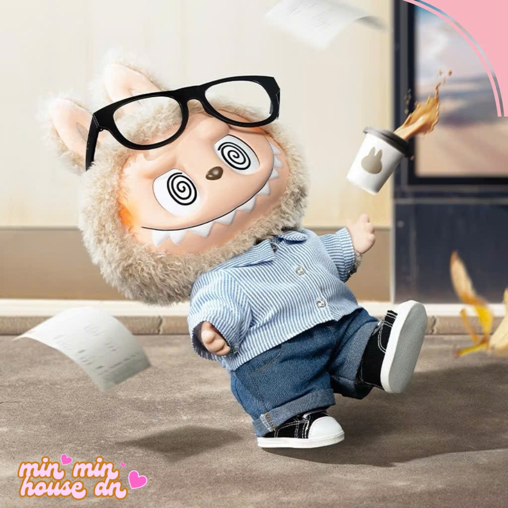 POP MART THE MONSTERS - FLIP WITH ME Vinyl Plush Doll 38cm