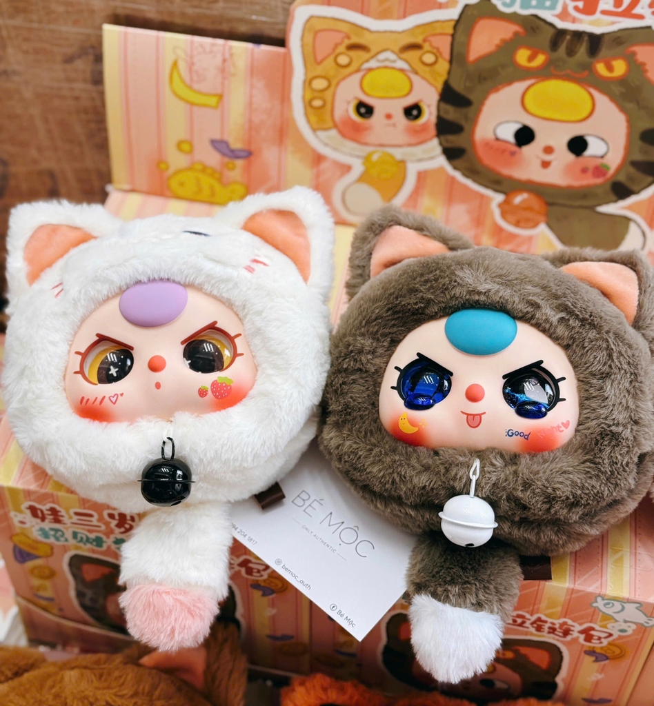 Blind box BB3 baby three Mèo Thần Tài