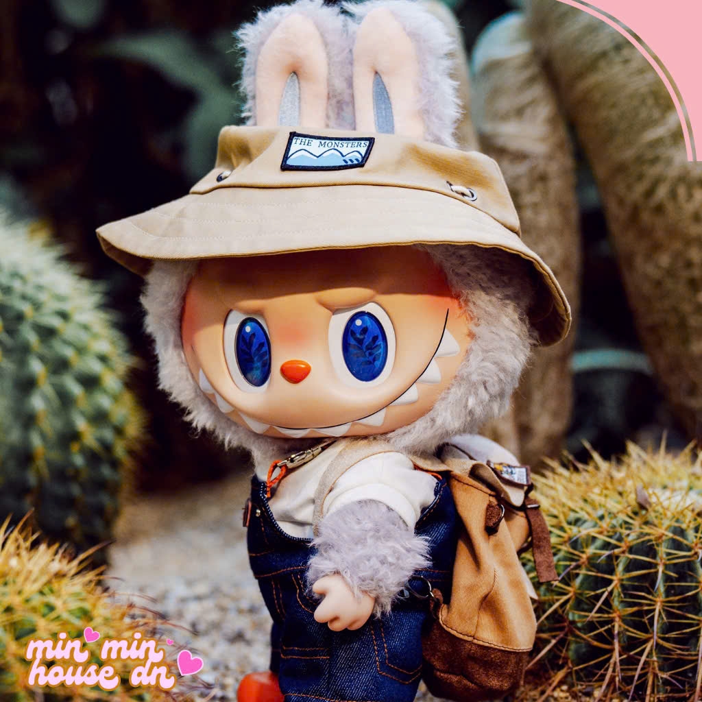 POP MART THE MONSTERS FALL IN WILD SERIES-Vinyl Plush Doll - Labubu cúc 38cm