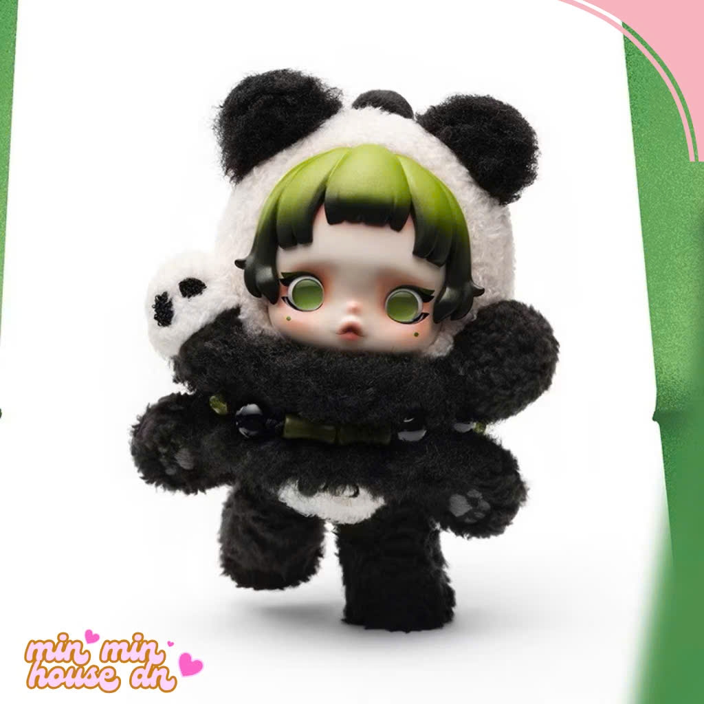 Skullpanda Panda - Gấu trúc - Bảng đặc biệt 17cm móc khoá POP MART