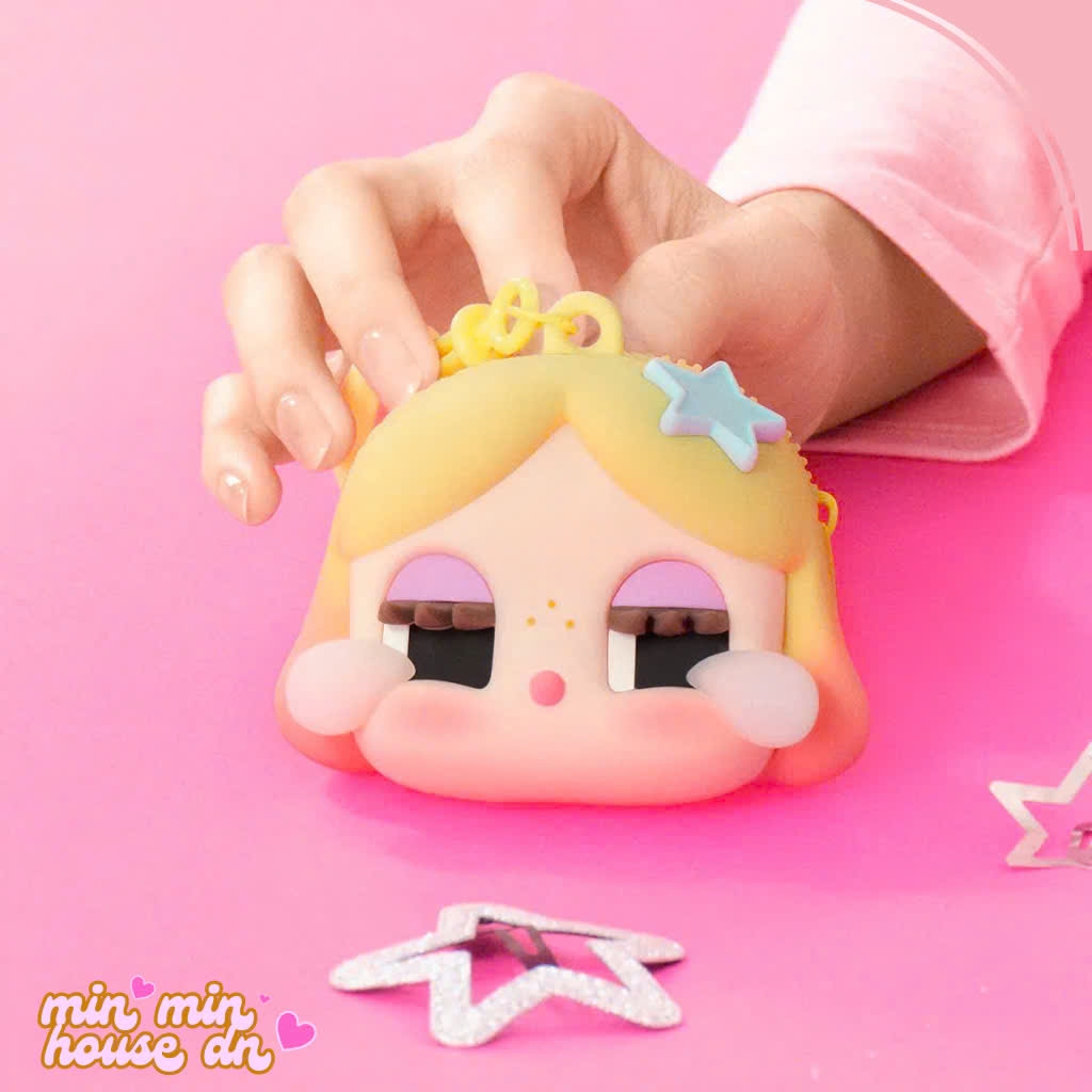 Case earphone shinny CRYBABY - POP MART